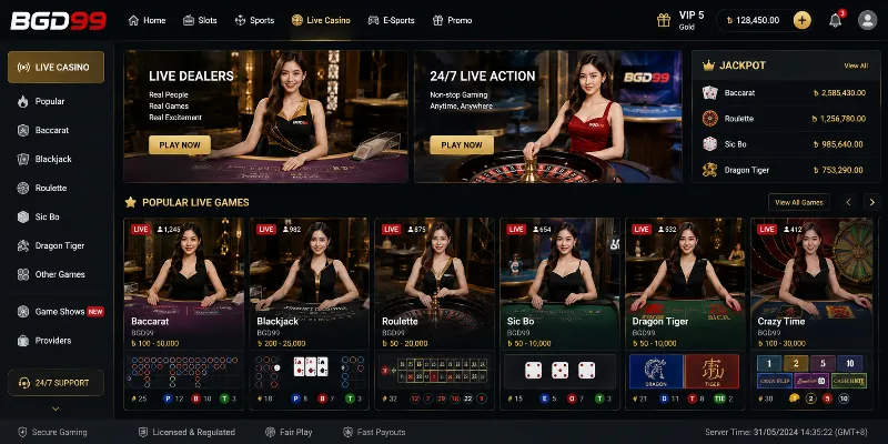BGD99 Casino offering premier online gaming experiences, featuring top-rated games and secure entertainment in Bangladesh