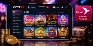BGD99 Slots offering premier online gaming experiences, featuring top-rated slot machines and secure entertainment in Bangladesh.