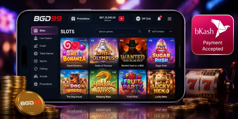 BGD99 Slots offering premier online gaming experiences, featuring top-rated slot machines and secure entertainment in Bangladesh.